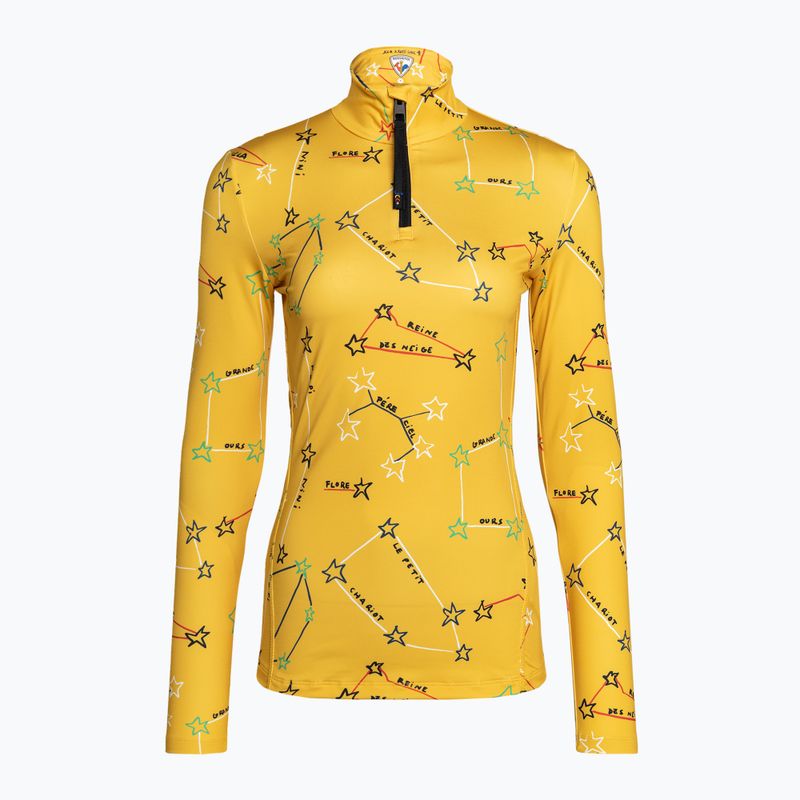 Термокофта жіноча Rossignol Booster 1/2 Zip Top 100 yellow 6