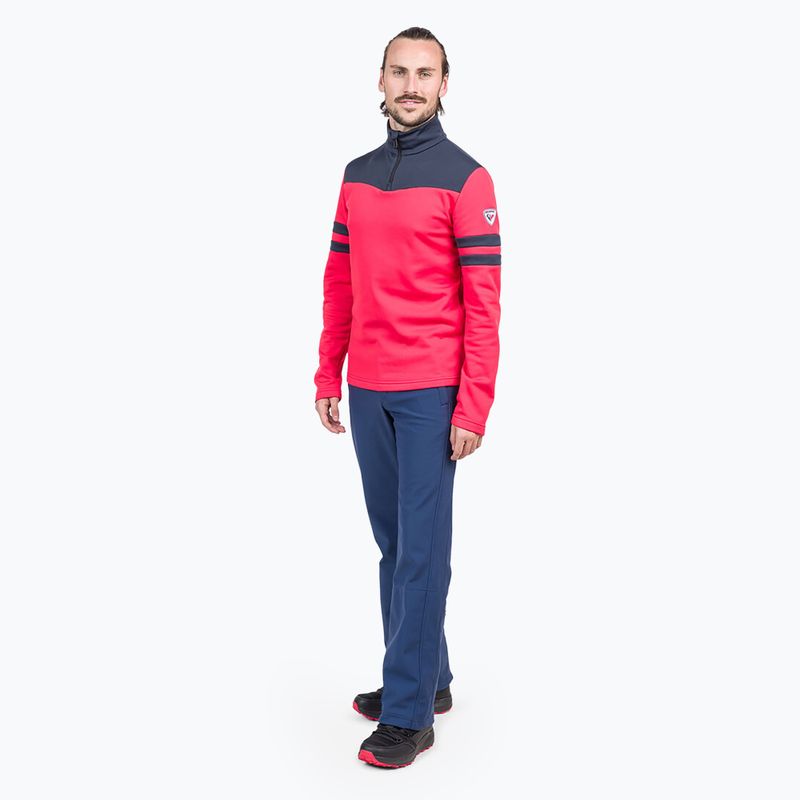 Чоловіча термоактивна кофта Rossignol Resort 1/2 Zip sports red 3
