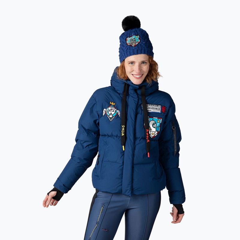 Жіноча гірськолижна куртка Rossignol Modul Down Bomber cosmic blue