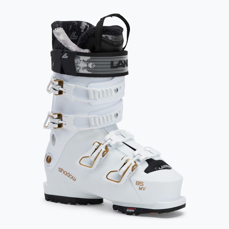 Черевики гірськогірськолижні жіночі Lange Shadow 85 W MV GW white/gold