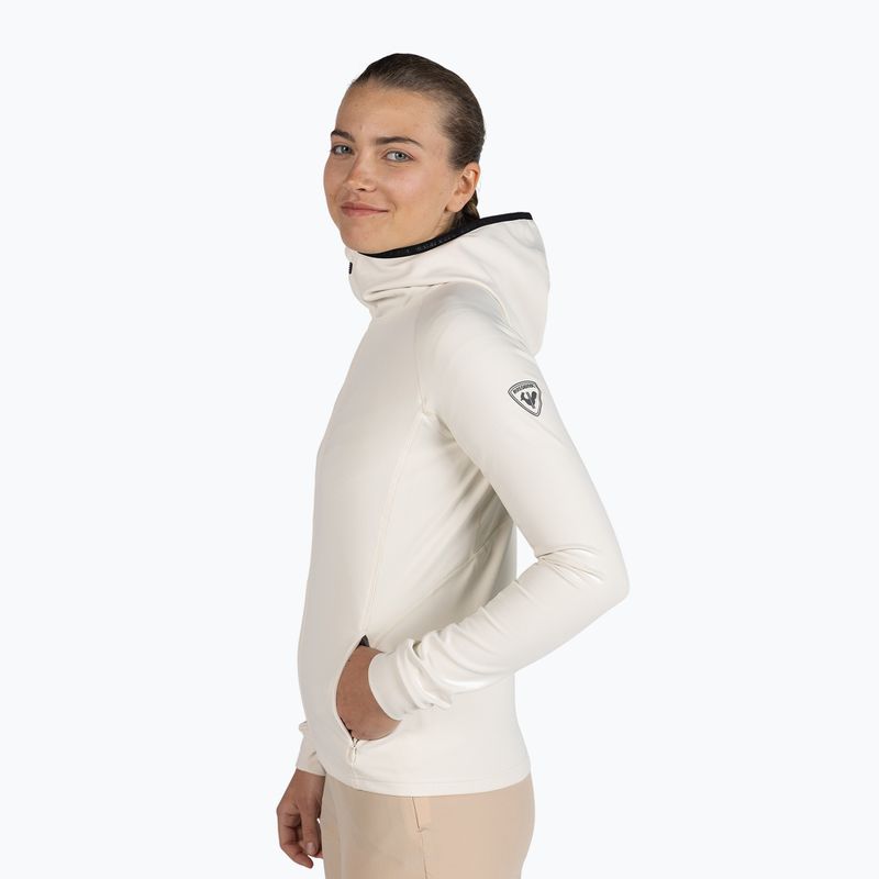 Кофта жіноча Rossignol Mid Layer Thin Full Zip whitecap sand 4