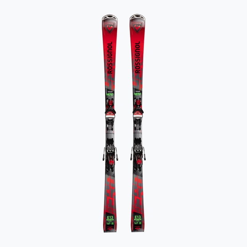 Гірські лижі Rossignol Hero Elite ST TI K + wiązania SPX14 black/red