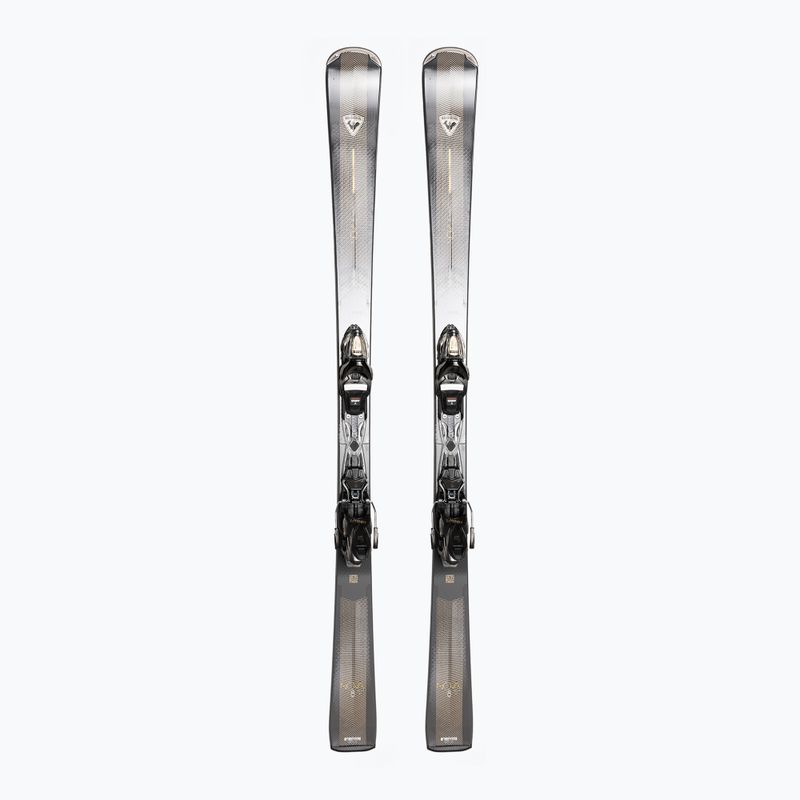 Гірські лижі жіночі Rossignol Nova 8 + wiązania XP11 dark grey/gold