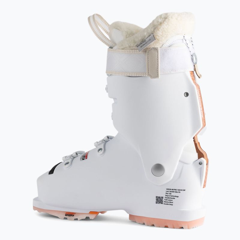 Черевики гірськолижні жіночі Rossignol Vizion 4B Pro 100 GW W white 8