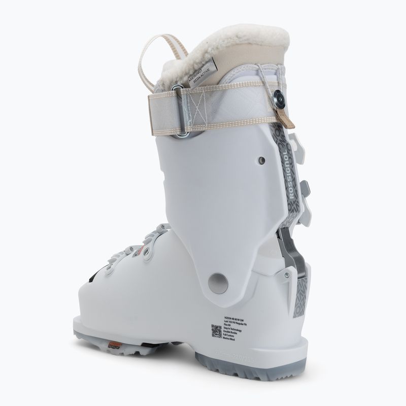 Черевики гірськолижні жіночі Rossignol Vizion 4B 80 GW W white 2