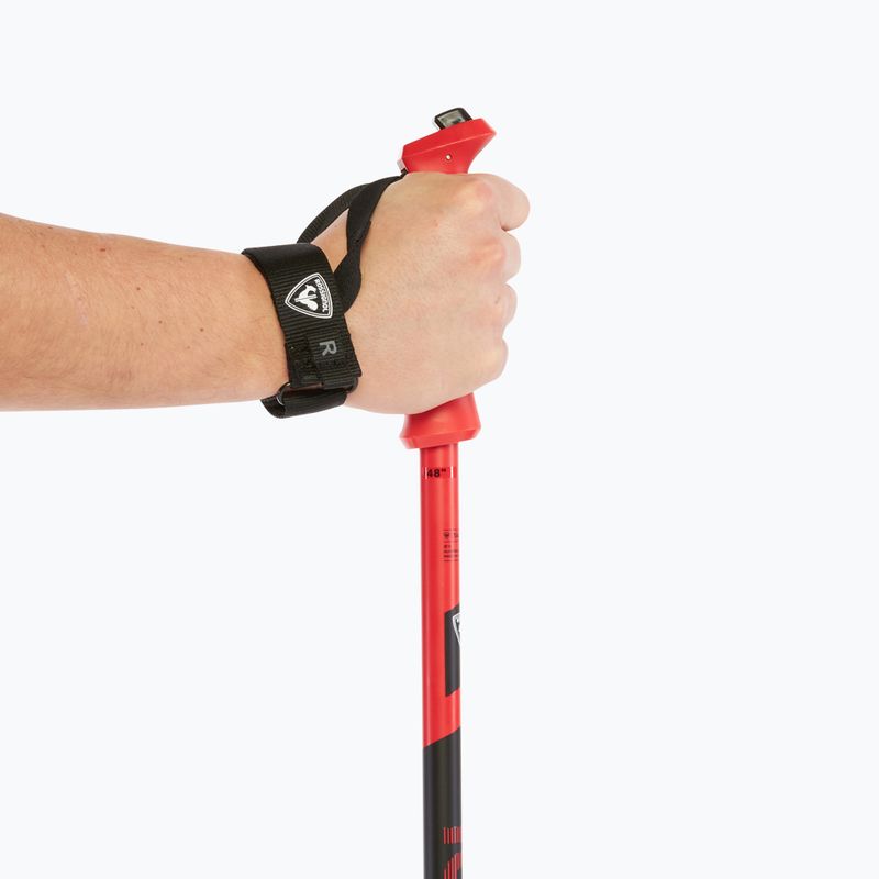 Палиці гірськолижні Rossignol Tactic Clip black/red 6