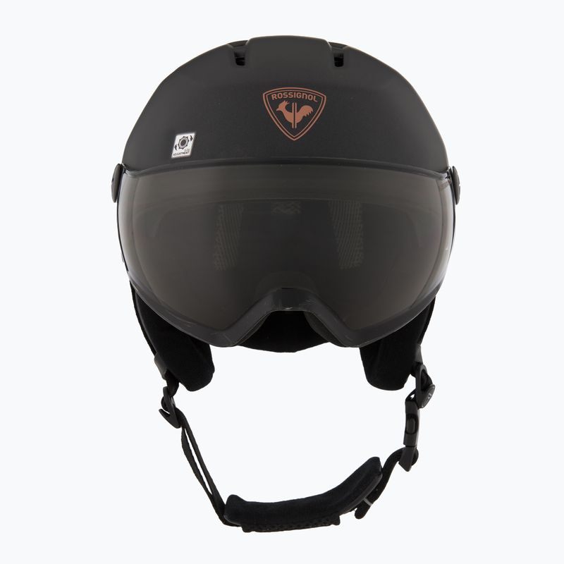 Шолом гірськолижний Rossignol Fit Visor Impacts Photo black 2