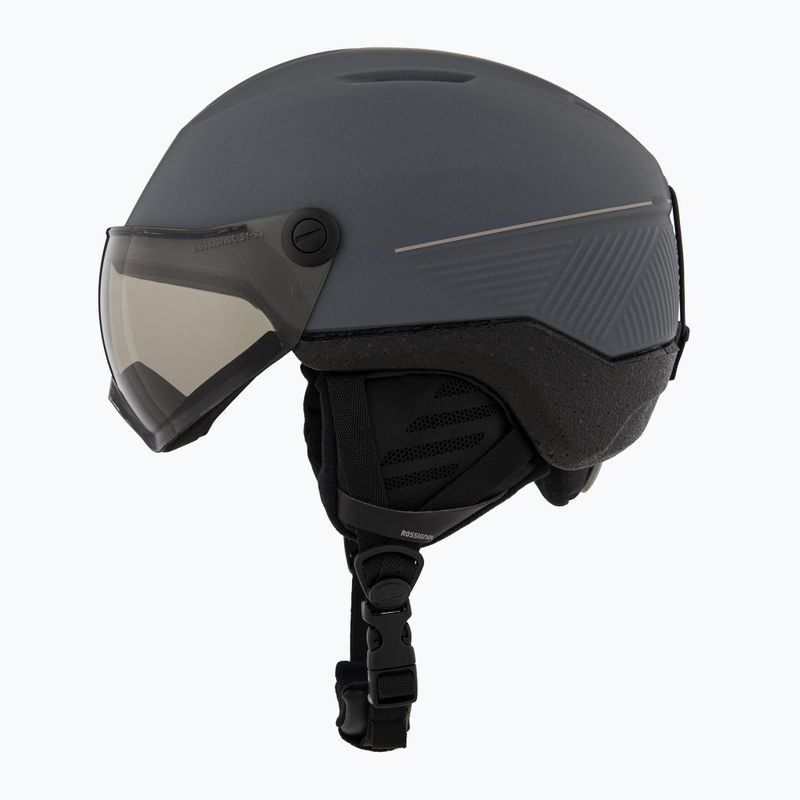 Шолом гірськолижний Rossignol Fit Visor Impacts Photo grey 3