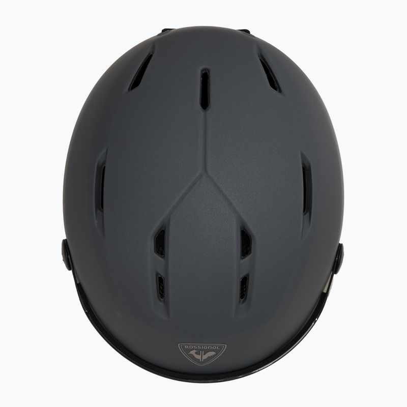 Шолом гірськолижний Rossignol Fit Visor Impacts Photo grey 6