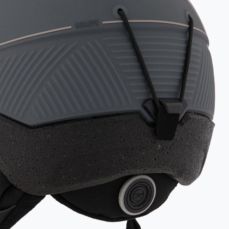 Шолом гірськолижний Rossignol Fit Visor Impacts Photo grey 7