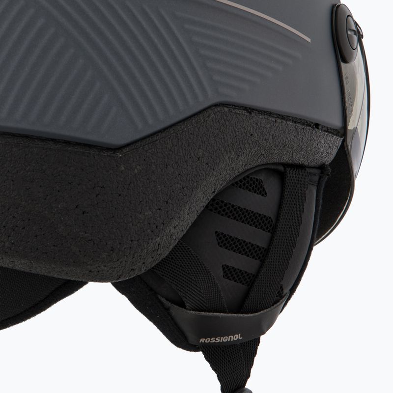 Шолом гірськолижний Rossignol Fit Visor Impacts Photo grey 8