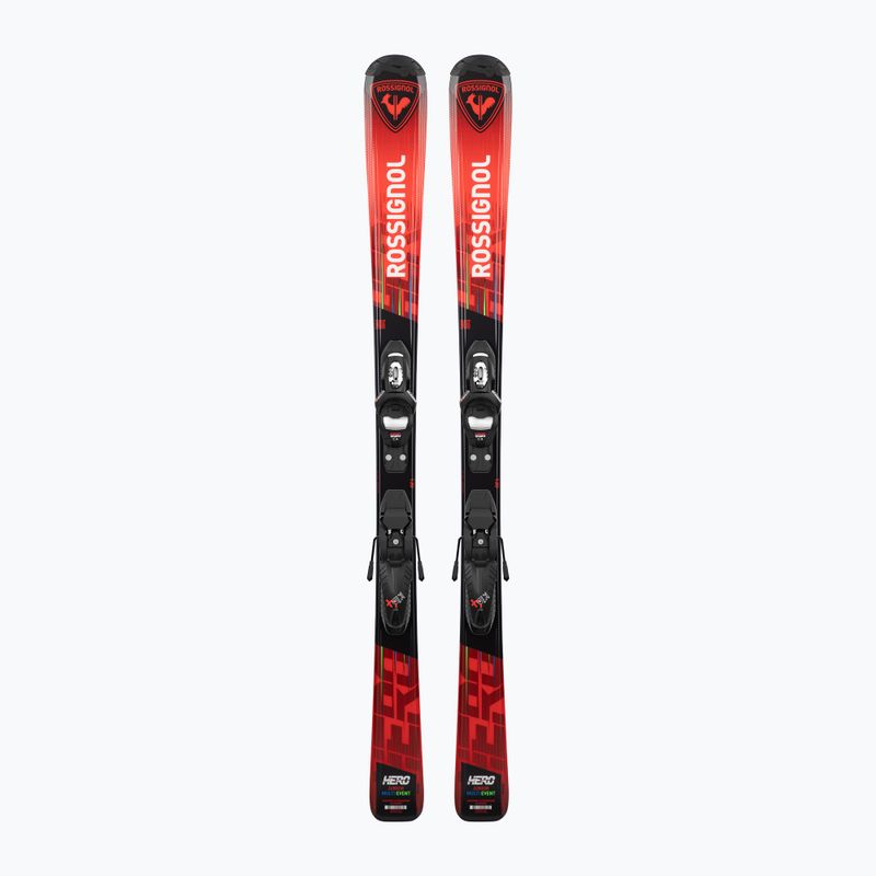 Дитячі гірські лижі Rossignol Hero Jr 100-140 + кріплення Kid 4 GW