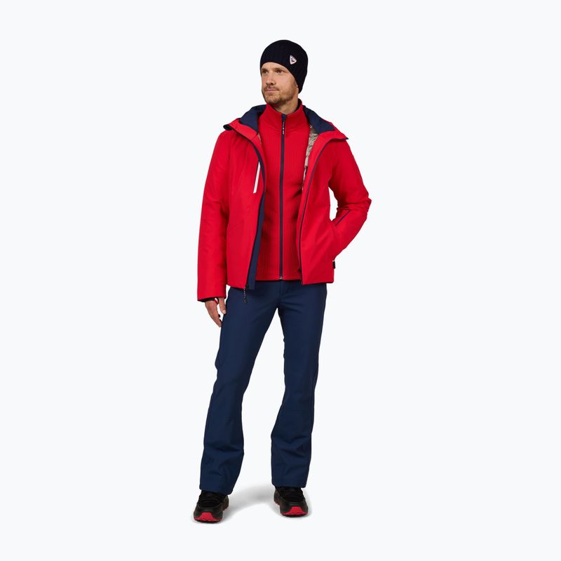 Кофта гірськолижна чоловіча Rossignol Cieloalto Fleece Fz sports red 2