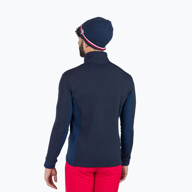 Кофта гірськолижна чоловіча Rossignol Cieloalto Fleece Half zip dark navy 3