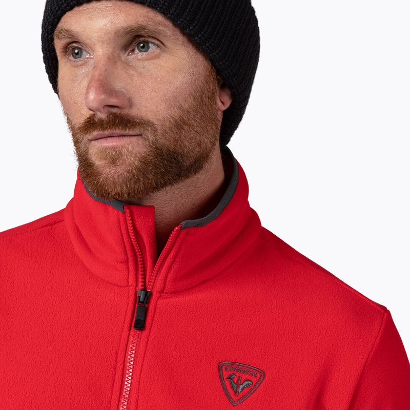 Чоловіча флісова куртка Rossignol Strawpile Fleece Fz sports red 5