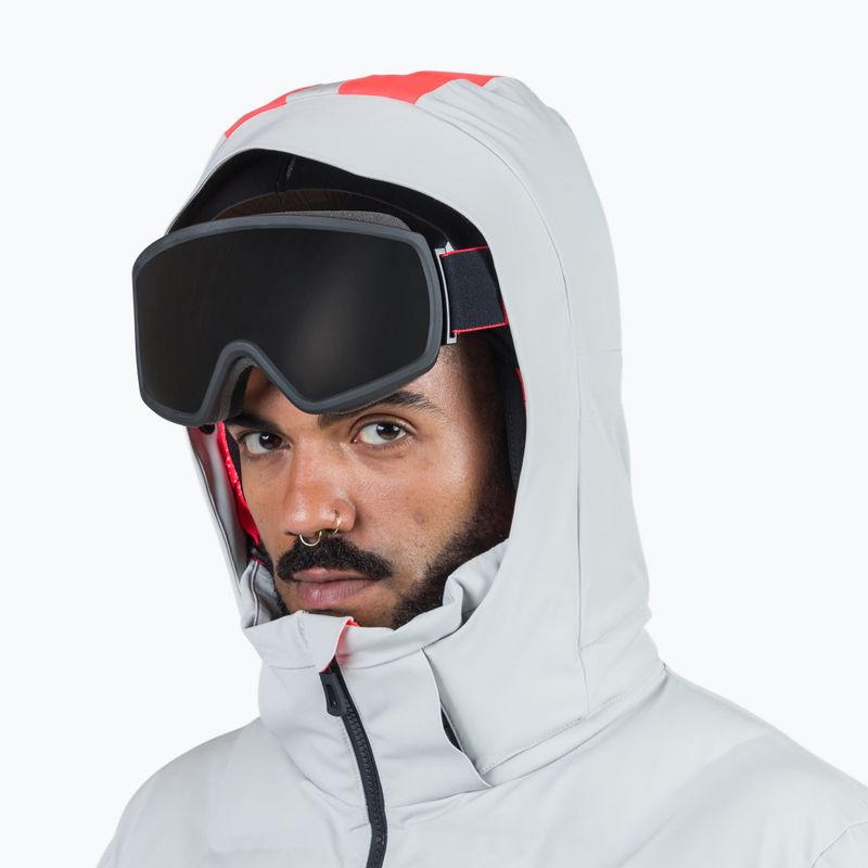 Куртка гірськолижна чоловіча Rossignol Hero Blackside Puffy soft grey 5