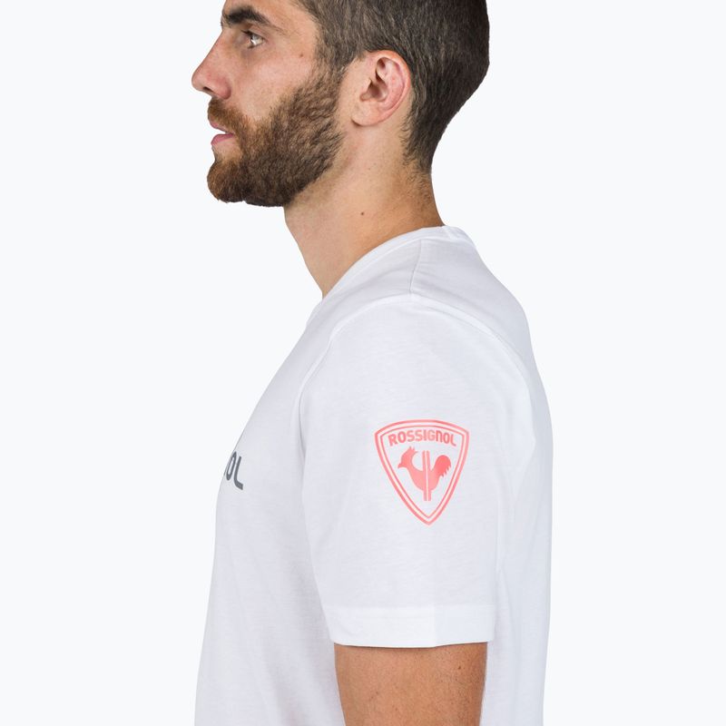 Чоловіча футболка Rossignol New Hero Graphic Tee біла 5