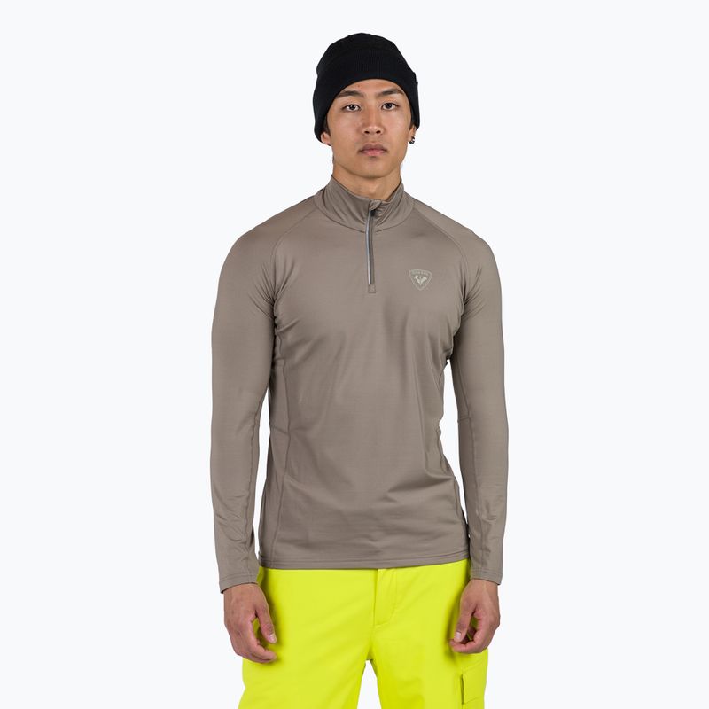 Чоловіча термоактивна кофта Rossignol Classique 1/2 Zip dune