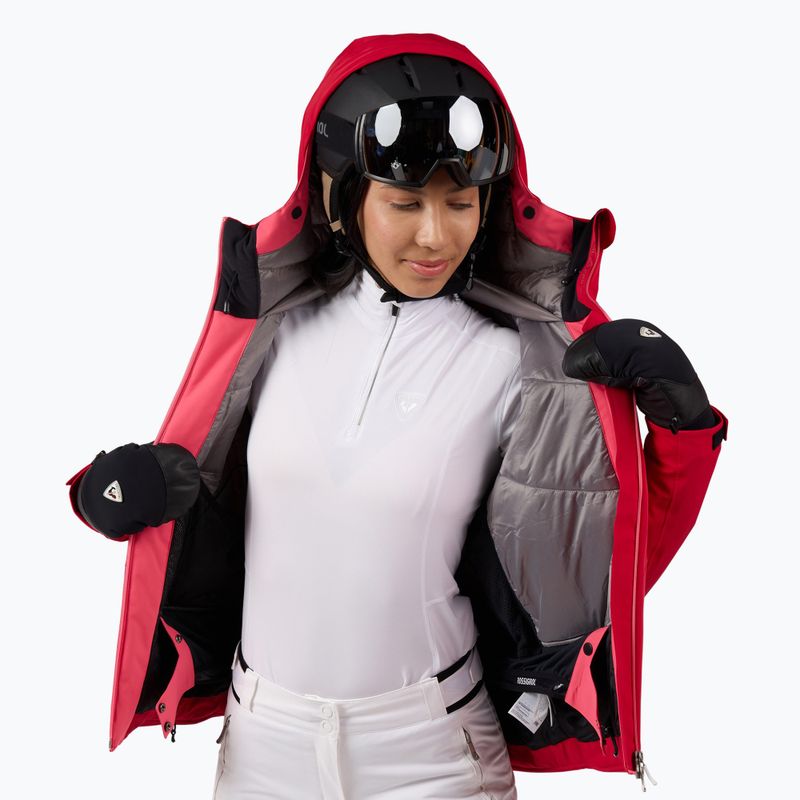 Куртка гірськолижна жіноча Rossignol Blackside ruby red 16