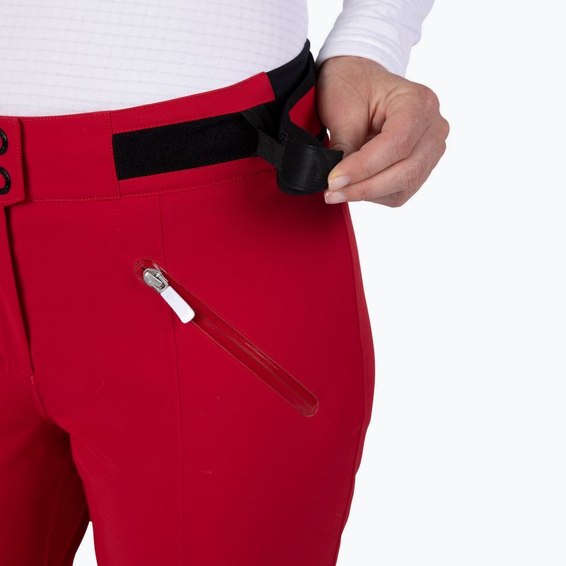 Штани гірськолижні жіночі Rossignol Blackside ruby red 4