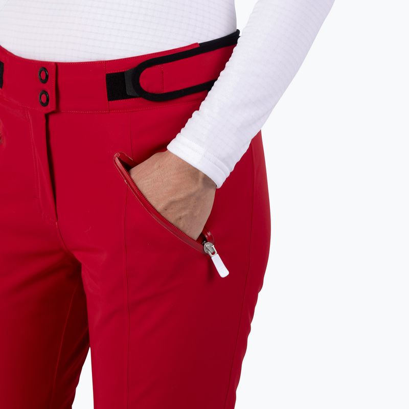 Штани гірськолижні жіночі Rossignol Blackside ruby red 5