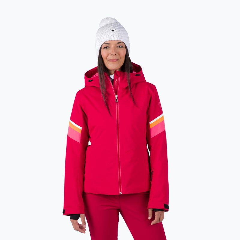 Жіноча лижна куртка Rossignol Strawpile Jkt ruby red