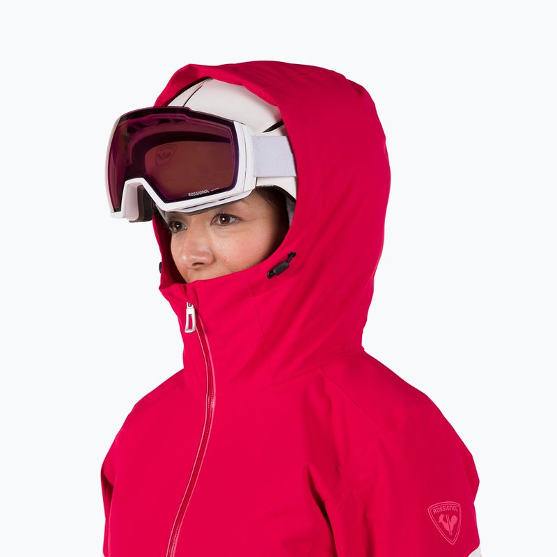 Жіноча лижна куртка Rossignol Strawpile Jkt ruby red 5