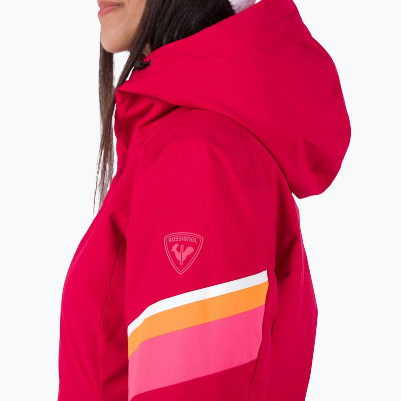 Жіноча лижна куртка Rossignol Strawpile Jkt ruby red 6