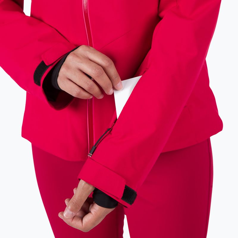 Жіноча лижна куртка Rossignol Strawpile Jkt ruby red 9