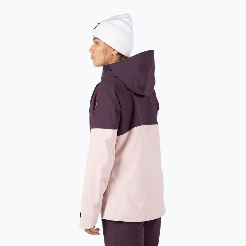 Жіноча лижна куртка Rossignol Rallybird mulberry 3