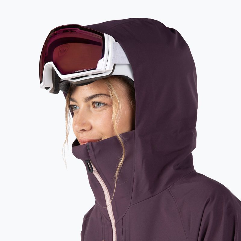 Куртка гірськолижна жіноча Rossignol Rallybird mulberry 5