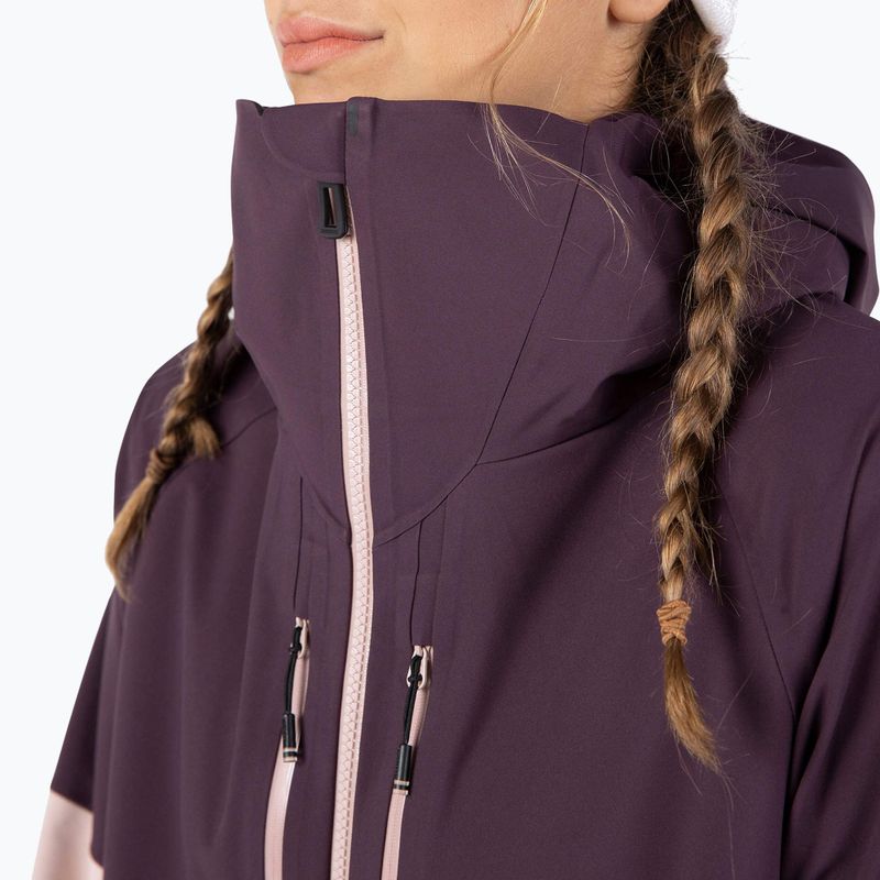 Жіноча лижна куртка Rossignol Rallybird mulberry 7