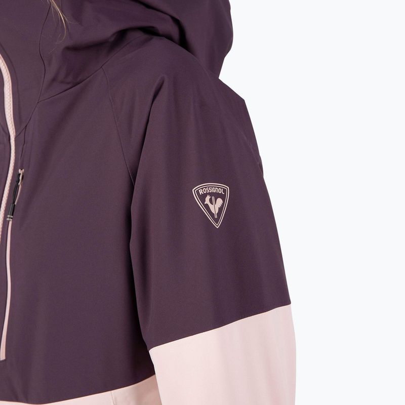 Жіноча лижна куртка Rossignol Rallybird mulberry 8