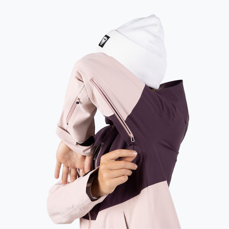 Жіноча лижна куртка Rossignol Rallybird mulberry 9