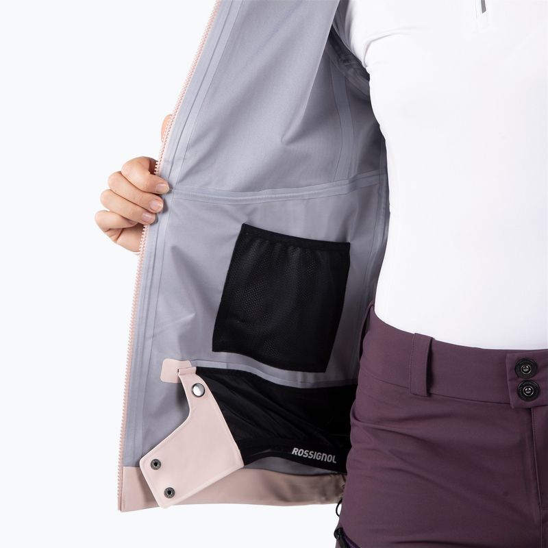 Куртка гірськолижна жіноча Rossignol Rallybird mulberry 15