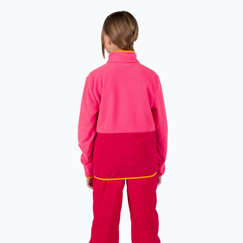 Дитячий світшот Rossignol Jr Strawpile Fleece Fz tea rose 3