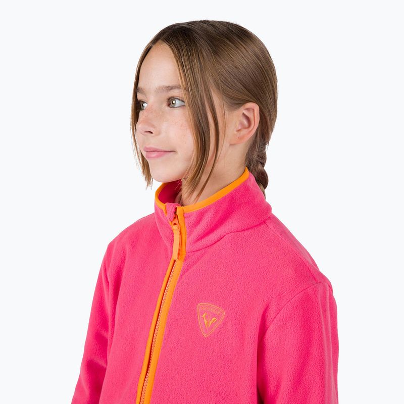 Дитячий світшот Rossignol Jr Strawpile Fleece Fz tea rose 4