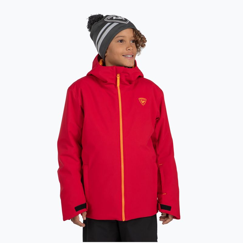 Дитяча лижна куртка Rossignol Strawpile Jr ruby red
