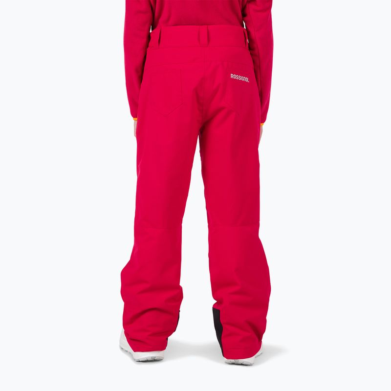 Штани гірськолижні дитячі Rossignol Girl Ski ruby red 3