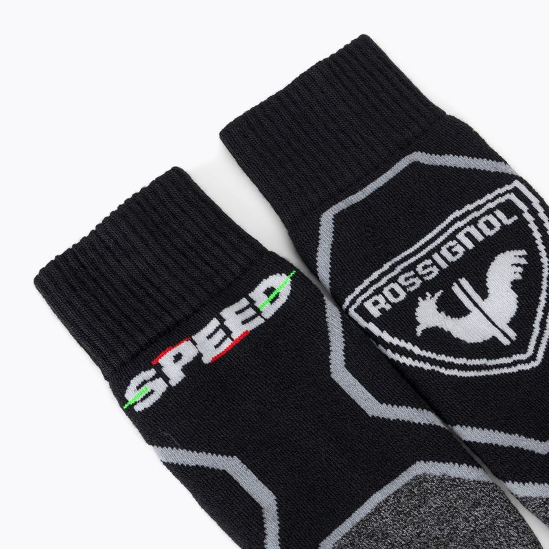 Чоловічі лижні шкарпетки Rossignol Speed Comfort чорні 4