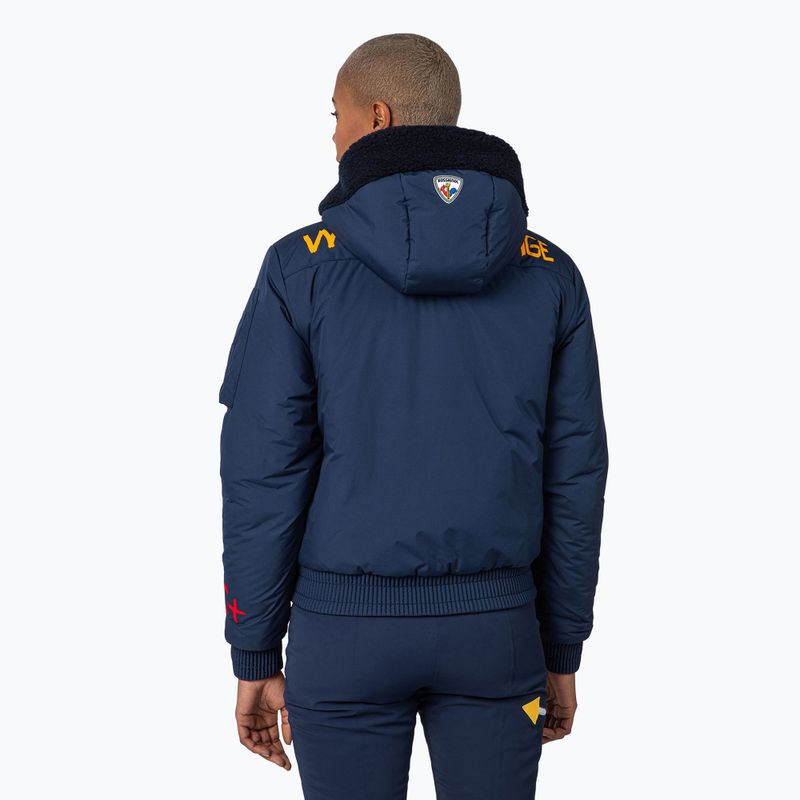 Жіноча гірськолижна куртка Rossignol Yety Fleecy Bomber cosmic blue 3