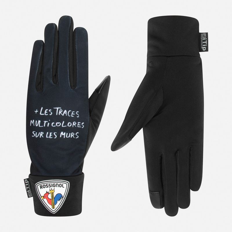 Рукавиці гірськолижні жіночі Rossignol Sticki Inner G black