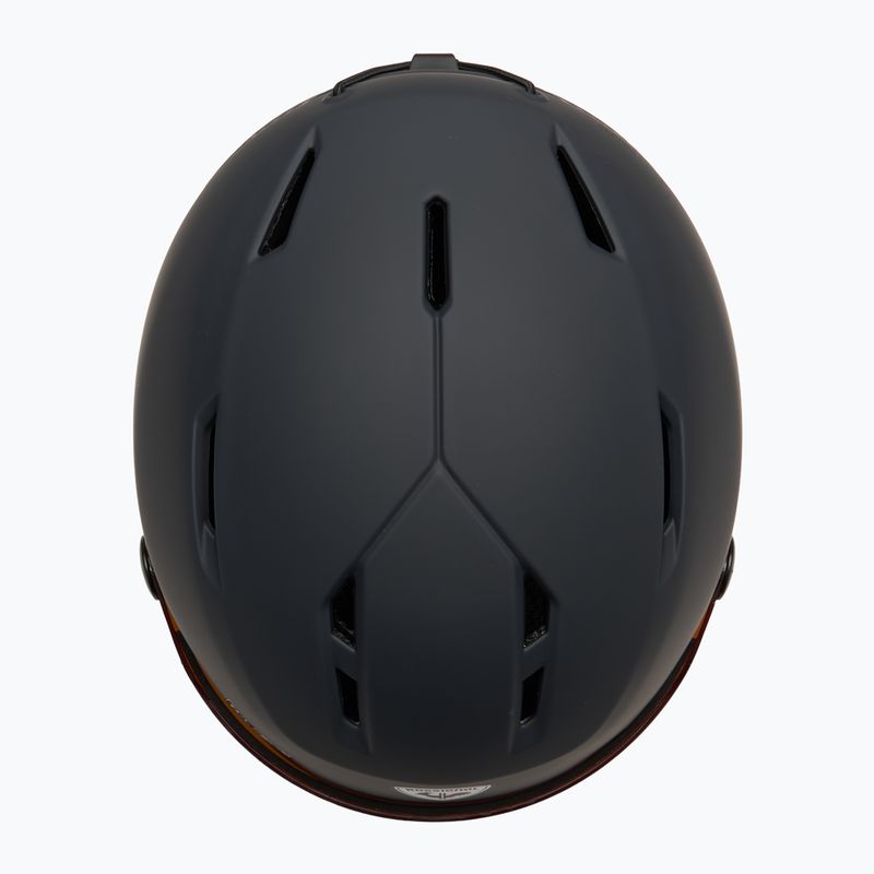 Шолом гірськолижний Rossignol Fit Visor Impacts strato/orange silver 6