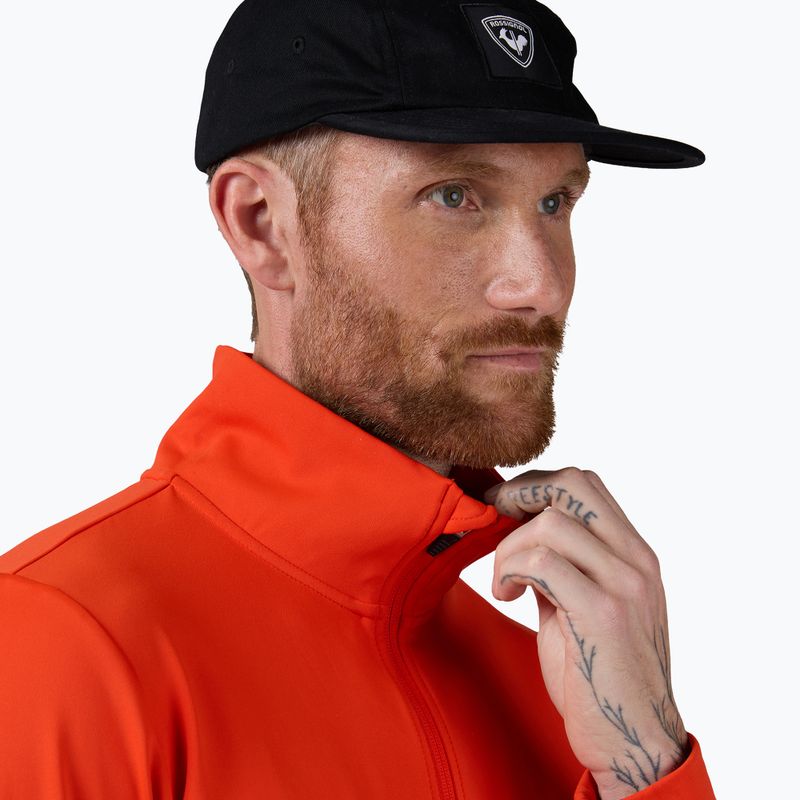 Кофта флісова чоловіча Rossignol Mid Layer Stretch golden gate 5