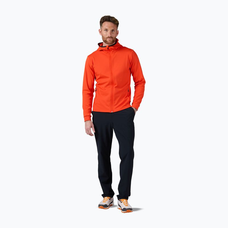 Кофта флісова чоловіча Rossignol Mid Layer Stretch Hoodie golden gate 2