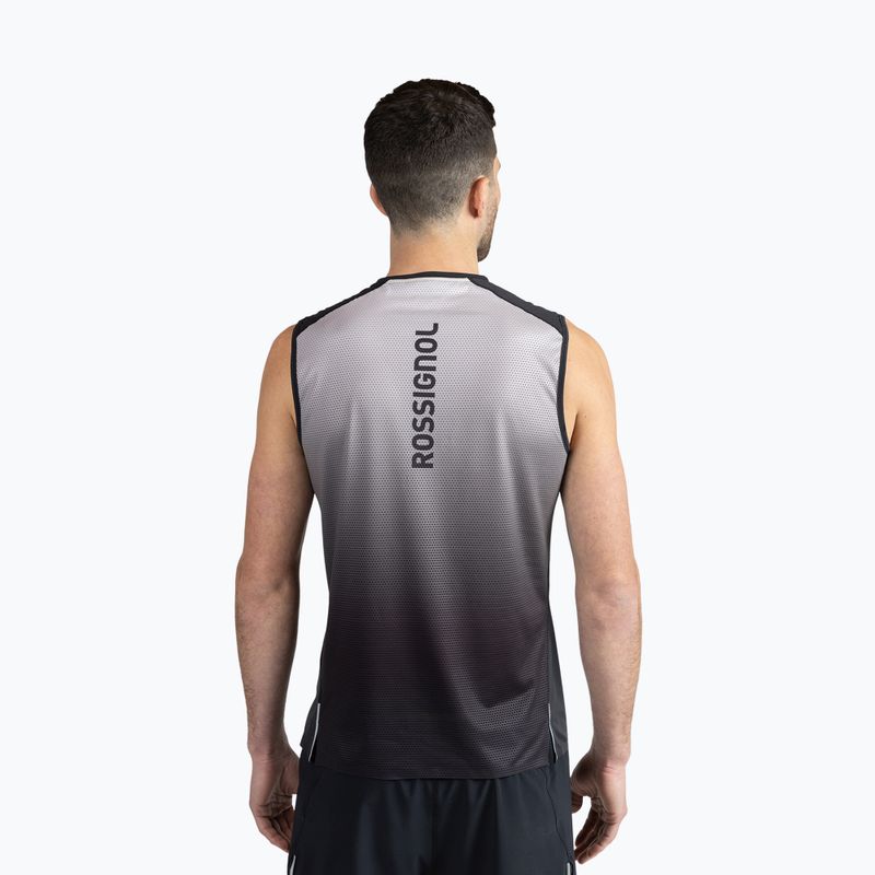 Чоловічий топ для бігу Rossignol Sapa Tank чорний 3