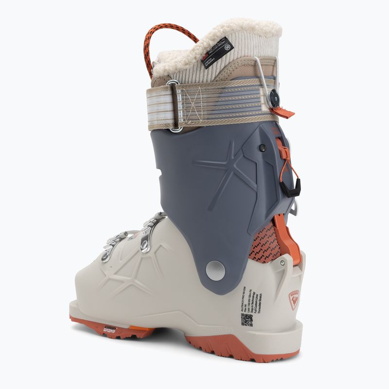Черевики гірськолижні жіночі Rossignol Alltrack Pro 90 GW W beige/violet blue 2