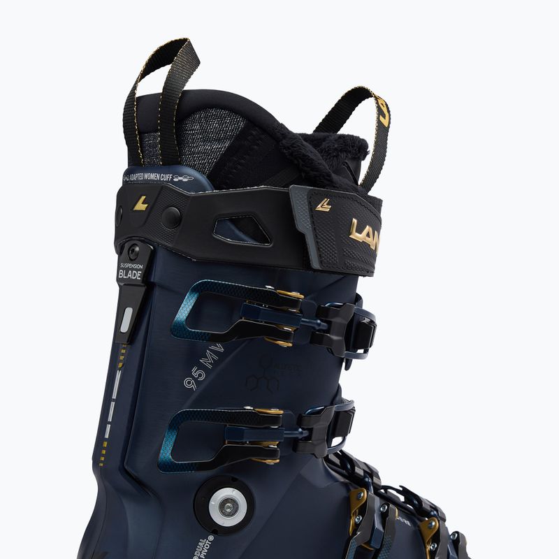 Черевики лижні жіночі Lange Shadow 95 W MV GW titanium blue 7