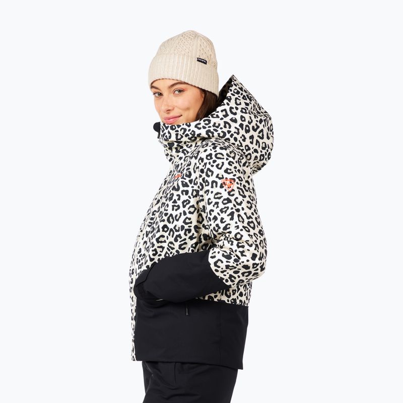 Куртка гірськолижна жіноча Rossignol Rochrun Allover nature wild leopard print 4