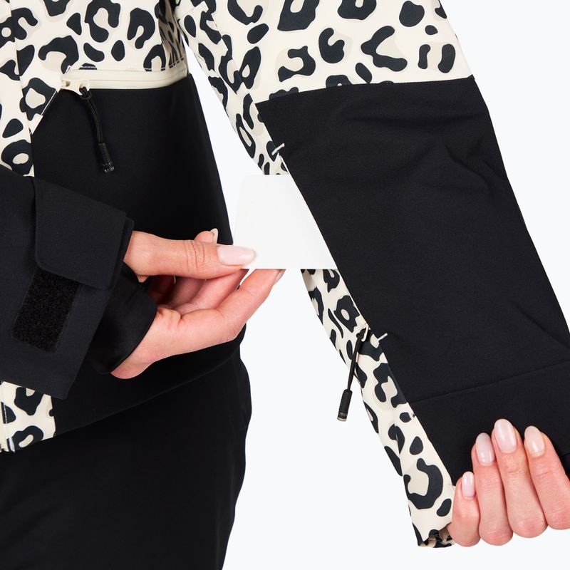 Куртка гірськолижна жіноча Rossignol Rochrun Allover nature wild leopard print 9